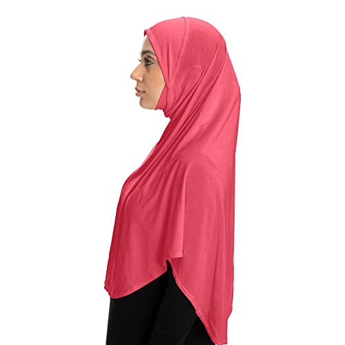 TheHijabStore.com Women's 1 Piece Amira Instant Hijab Ready to Wear Soft Head Wrap - Muslim Head Scarf Pull on Headwear