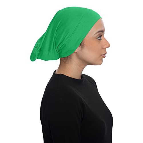 TheHijabStore.com Women's Stretch Under Scarf Convenient Bonnet Jersey Cap Head Wrap - Tube Hat Opens on 2 Ends