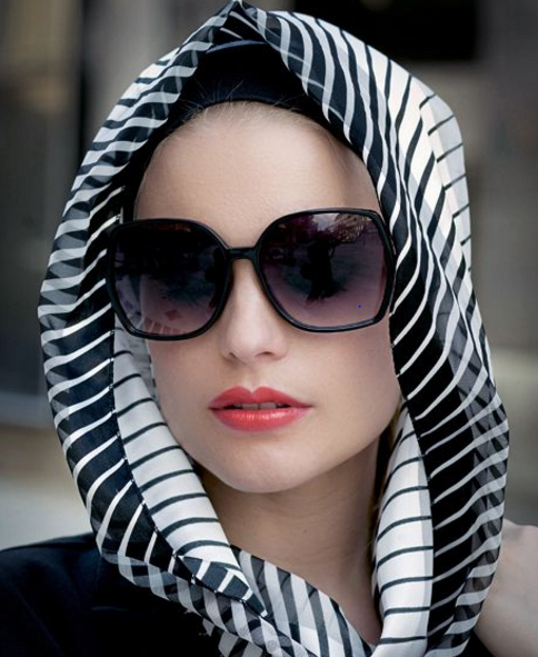 Ideas to Wear Sun Glasses with Hijab for Chic Look