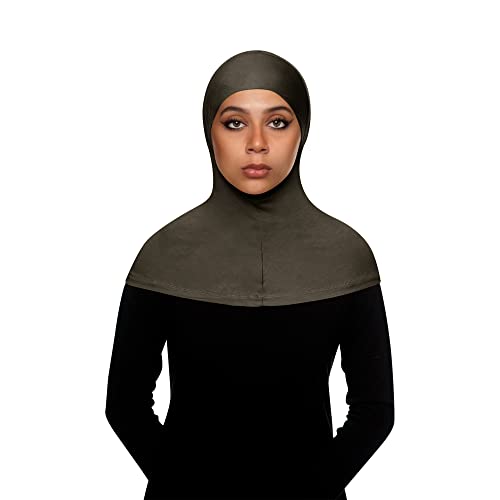 TheHijabStore.com Women's Ninja Instant Full Coverage Hijab Under Cap Sport Bonnet Swim Hijab Under Scarf Ready To Wear Pull On