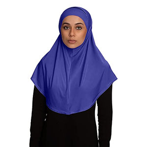 TheHijabStore.com Women's Amira Hijab 2 Piece with Tube Under Scarf Cap- Soft Polyester Princess Ready to Wear Instant Scarf