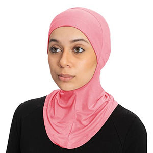 TheHijabStore.com Women's Ninja Hijab Cap Under Scarf Stretch Jersey Full Neck Coverage Hejab - Head Scarf Bonnet Accessories